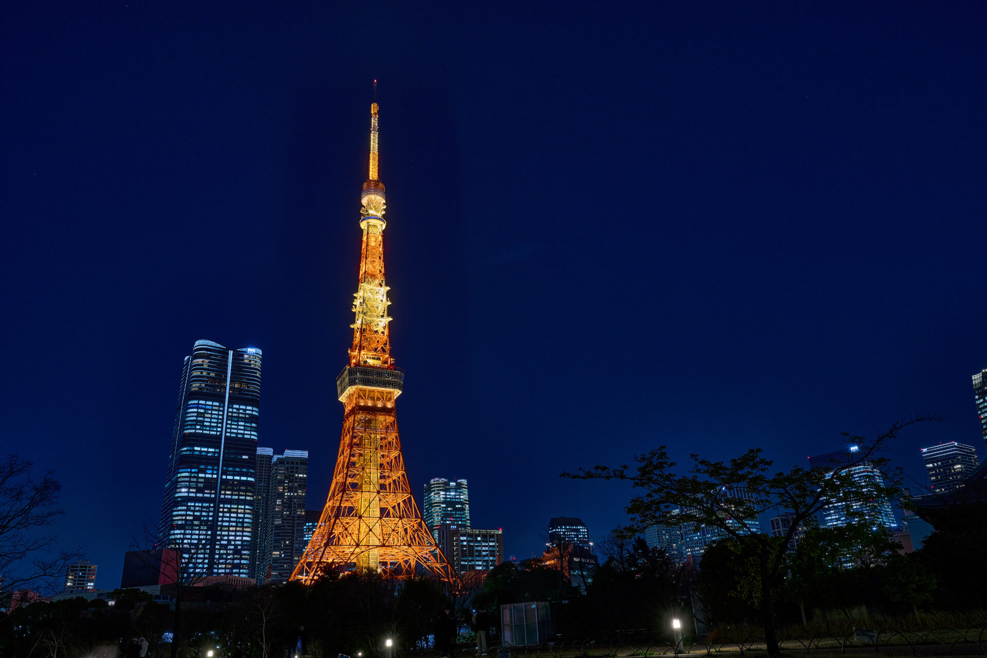 夜景撮影には、三脚は必須です
